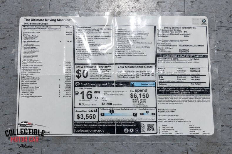 2013 BMW M3
