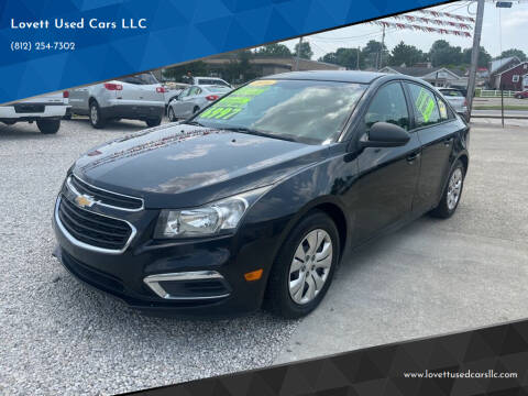 2016 Chevrolet Cruze Limited for sale at Lovett Used Cars LLC in Washington IN