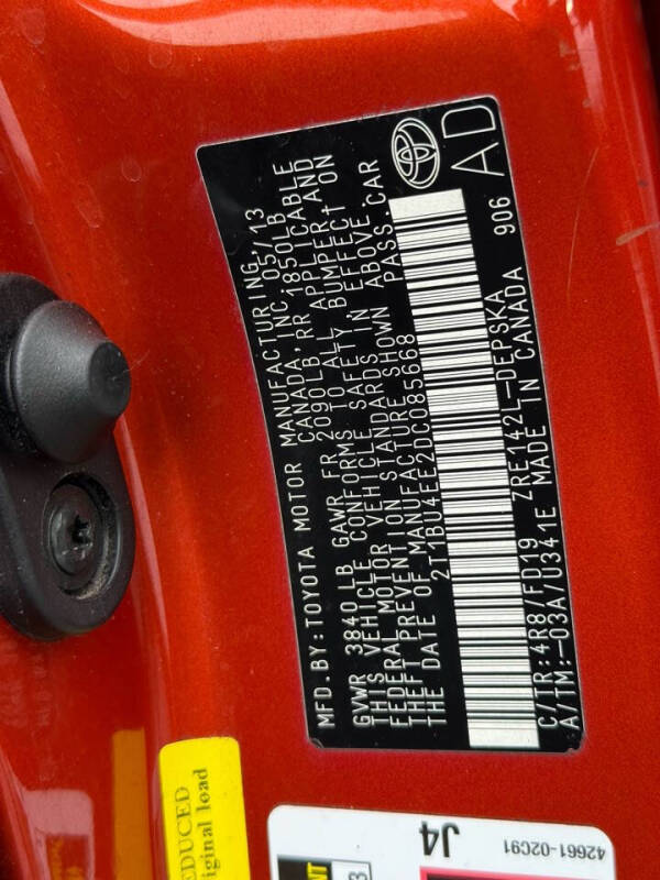 2013 Toyota Corolla S Special Edition