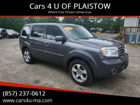 2014 Honda Pilot for sale at Cars 4 U OF PLAISTOW in Plaistow NH