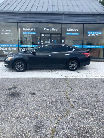 2015 Nissan Altima for sale at Georgia Certified Motors in Stockbridge GA