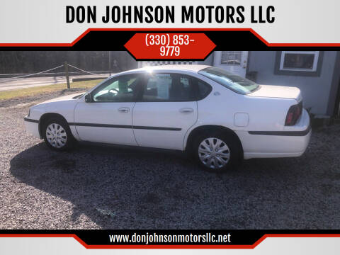 2004 Chevrolet Impala for sale at DON JOHNSON MOTORS LLC in Lisbon OH