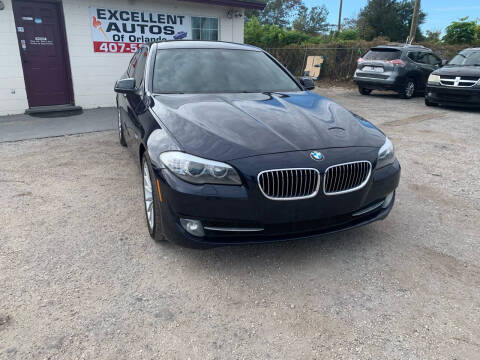 2011 BMW 5 Series for sale at Excellent Autos of Orlando in Orlando FL