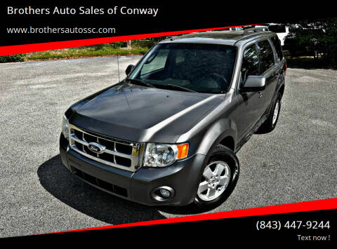 2011 Ford Escape for sale at Brothers Auto Sales of Conway in Conway SC