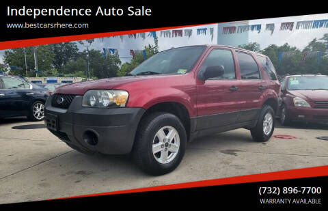 2007 Ford Escape for sale at Independence Auto Sale in Bordentown NJ