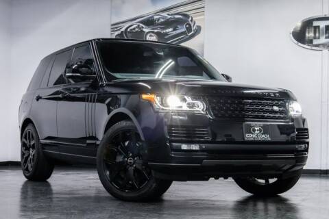 2015 Land Rover Range Rover for sale at Iconic Coach in San Diego CA