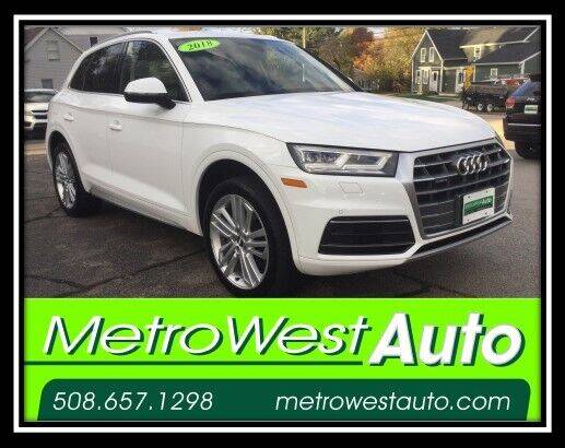2018 Audi Q5 for sale at Metro West Auto in Bellingham MA