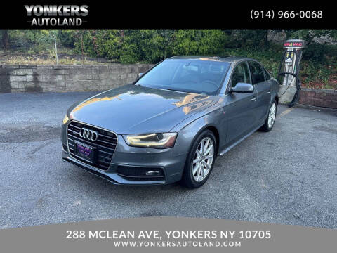 2016 Audi A4 for sale at Yonkers Autoland in Yonkers NY