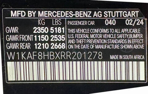 2024 Mercedes-Benz C-Class AMG C 43