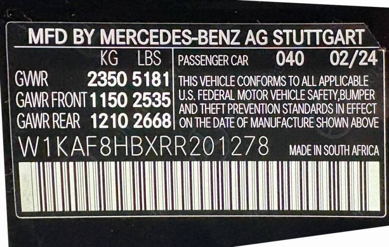 2024 Mercedes-Benz C-Class AMG C 43