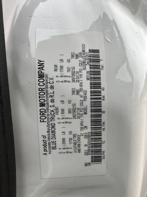 2013 Ford F-650 Super Duty