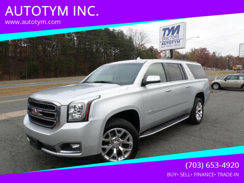 2015 GMC Yukon XL for sale at AUTOTYM INC. in Fredericksburg VA