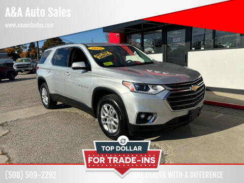 2019 Chevrolet Traverse for sale at A&A Auto Sales in Fairhaven MA