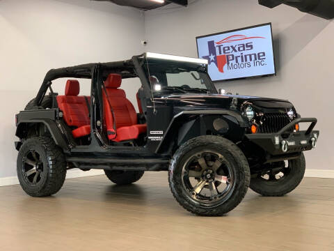 2012 Jeep Wrangler Unlimited for sale at Texas Prime Motors in Houston TX