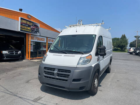 2016 RAM ProMaster Cargo for sale at Lehigh Valley Truck n Auto LLC. in Schnecksville PA