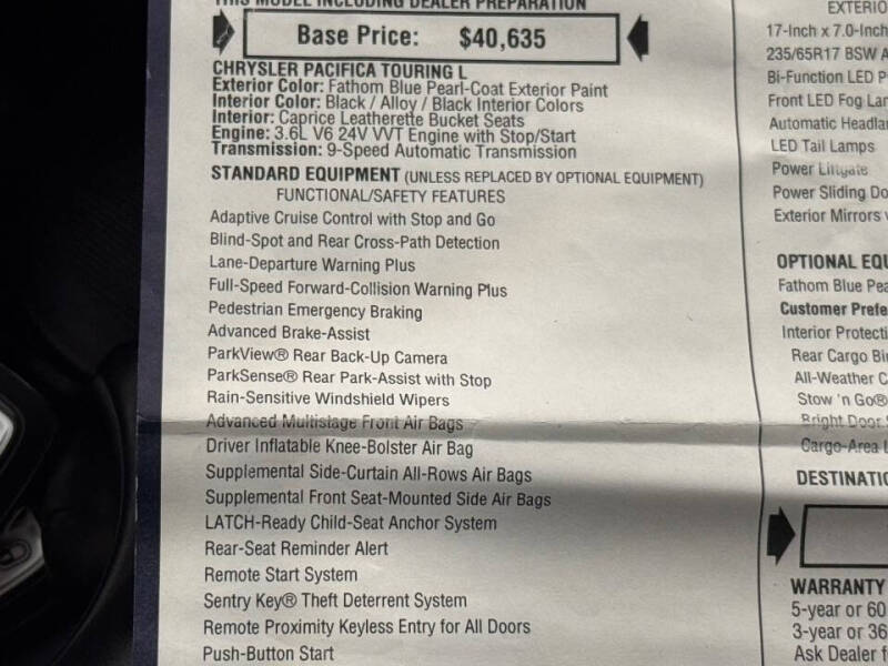 2023 Chrysler Pacifica Touring L