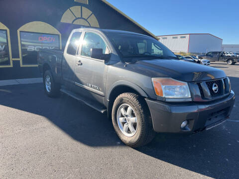 2011 Nissan Titan for sale at BELOW BOOK AUTO SALES in Idaho Falls ID