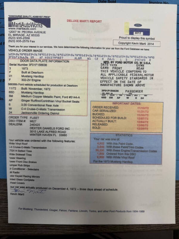 1973 Ford Mustang