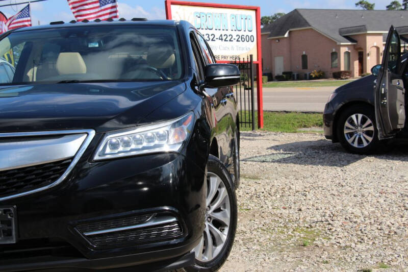 2014 Acura MDX for sale at CROWN AUTO in Spring TX