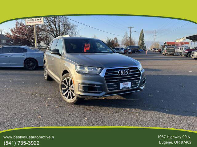 2017 Audi Q7 for sale at Best Value Automotive in Eugene OR