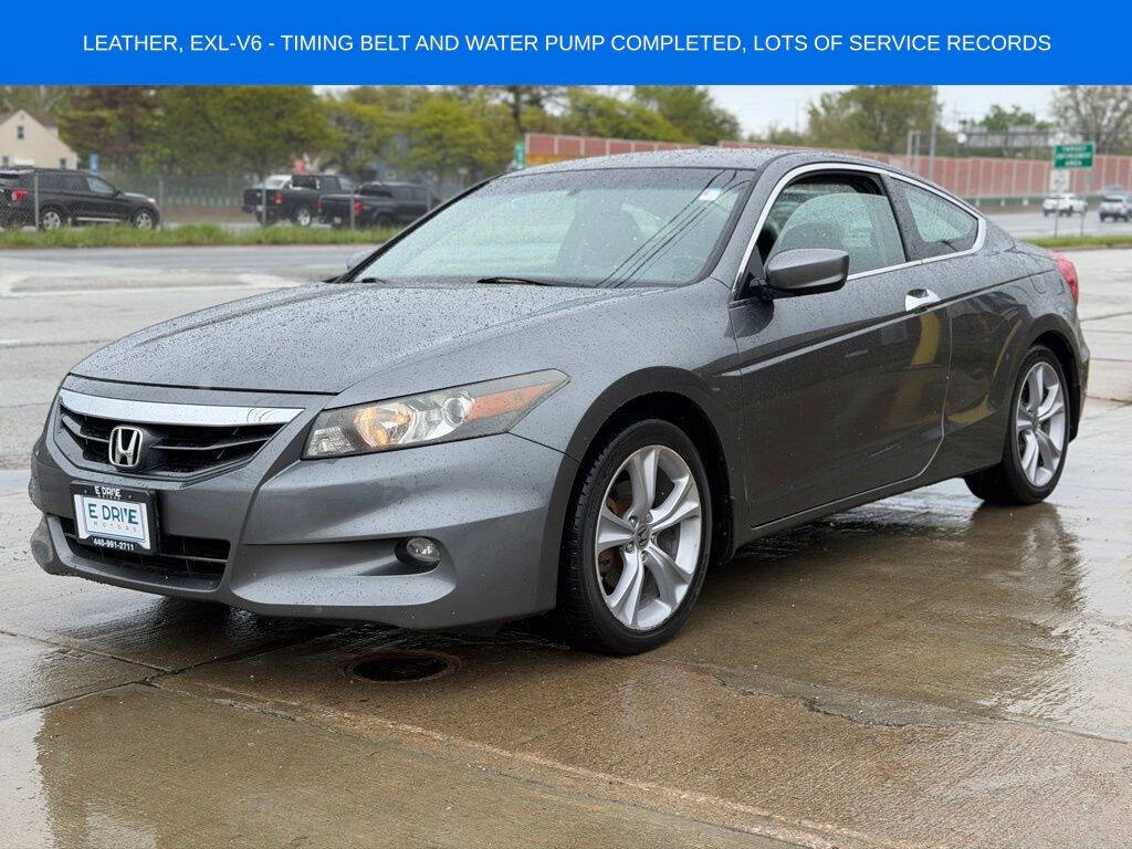 Dk. Gray 2012 Honda Accord EX-L V6 EX-L V6 2dr Coupe 5A 1