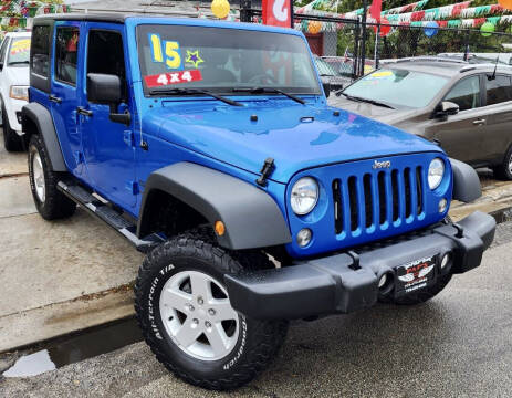 2015 Jeep Wrangler Unlimited for sale at Paps Auto Sales in Chicago IL