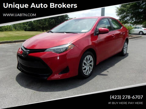 2019 Toyota Corolla for sale at Unique Auto Brokers in Kingsport TN