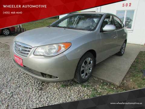 2010 Hyundai Elantra for sale at WHEELER AUTOMOTIVE in Fort Calhoun NE