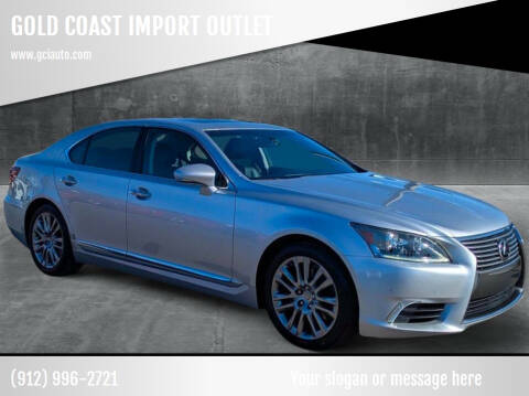 2013 Lexus LS 460 for sale at GOLD COAST IMPORT OUTLET in Saint Simons Island GA