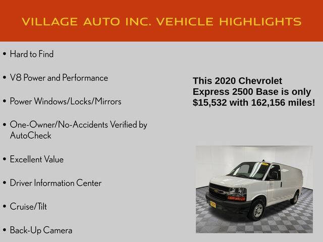 2020 Chevrolet Express 2500