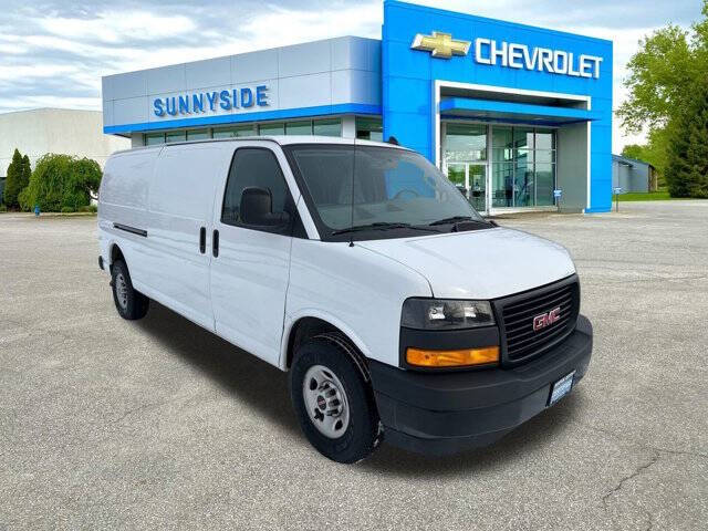 Used 2023 GMC Savana Cargo Work Van with VIN 1GTW7BFP6P1108505 for sale in Elyria, OH