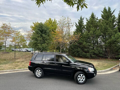 2003 Toyota Highlander for sale at Virginia Fine Cars in Chantilly VA