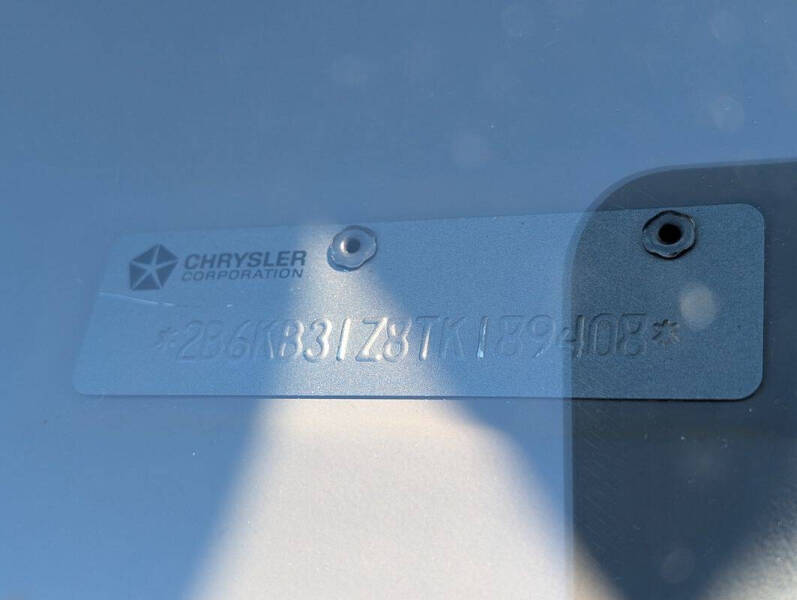 1996 Dodge Ram Van 3500