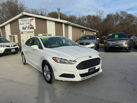 2015 Ford Fusion for sale at Victor's Auto Sales Inc. in Indianola IA
