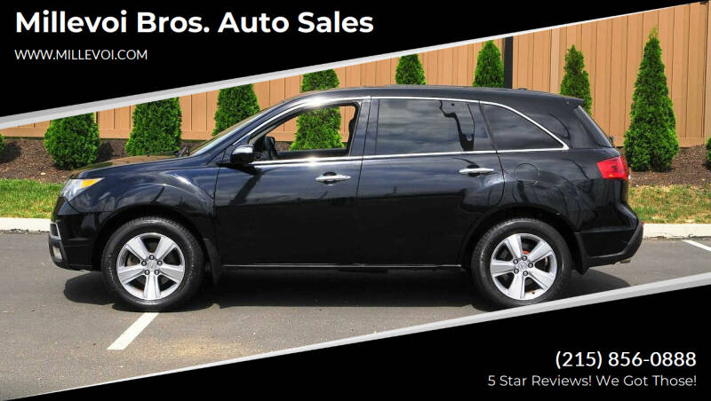2012 Acura MDX for sale at Millevoi Bros. Auto Sales in Philadelphia PA
