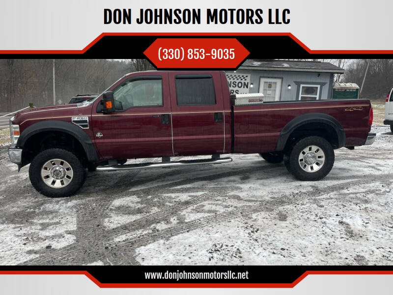 2008 Ford F-250 Super Duty for sale at DON JOHNSON MOTORS LLC in Lisbon OH