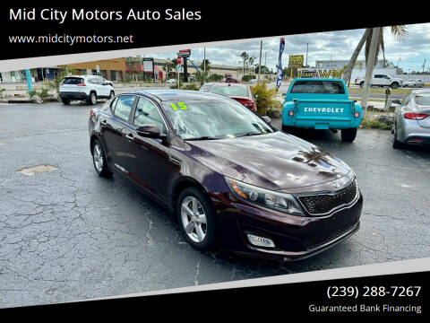 2015 Kia Optima for sale at Mid City Motors Auto Sales in Fort Myers FL