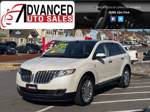 2014 Lincoln MKX for sale at Advanced Auto Sales in Dracut MA