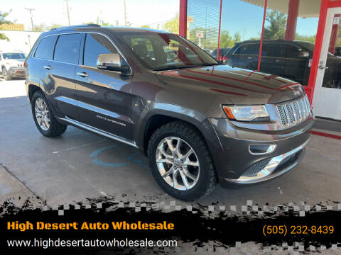 2014 Jeep Grand Cherokee for sale at High Desert Auto Wholesale in Albuquerque NM