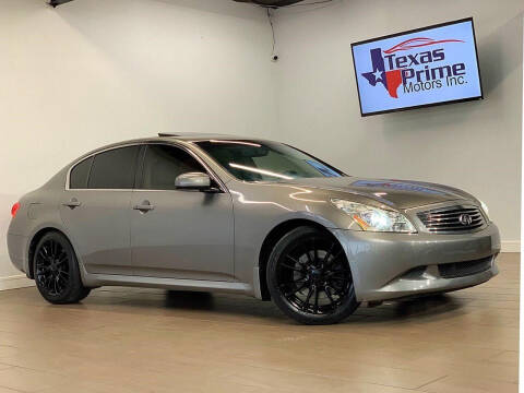 2008 Infiniti G35 for sale at Texas Prime Motors in Houston TX