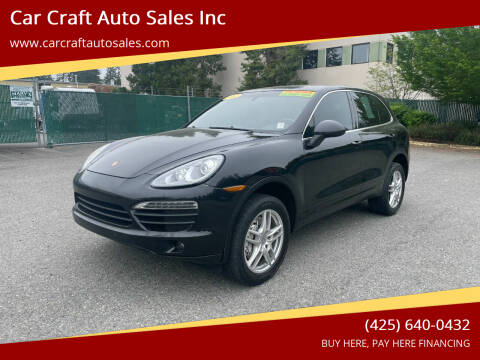 2012 Porsche Cayenne for sale at Car Craft Auto Sales Inc in Lynnwood WA
