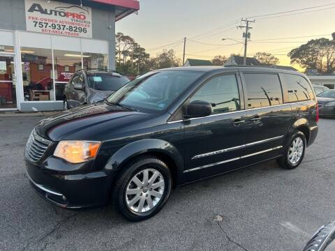 2014 Chrysler Town and Country for sale at AutoPro Virginia LLC in Virginia Beach VA
