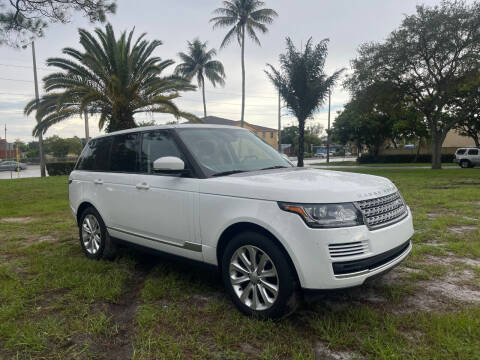 2015 Land Rover Range Rover for sale at Transcontinental Car USA Corp in Fort Lauderdale FL