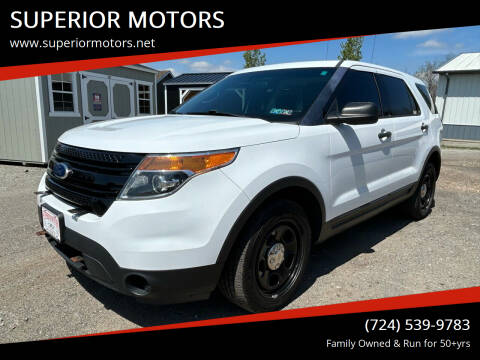 2015 Ford Explorer for sale at SUPERIOR MOTORS in Latrobe PA