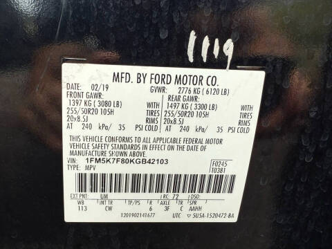 2019 Ford Explorer Limited