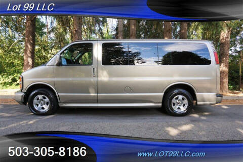 2002 GMC Savana for sale at LOT 99 LLC in Milwaukie OR