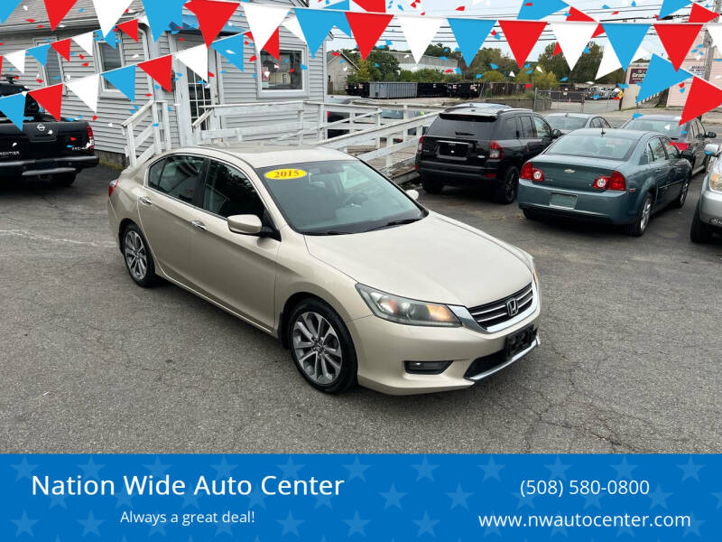 2015 Honda Accord for sale at Nation Wide Auto Center in Brockton MA