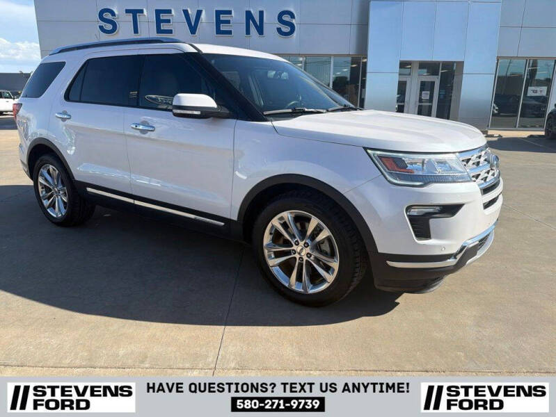 Used 2018 Ford Explorer Limited with VIN 1FM5K7F85JGA67381 for sale in Enid, OK