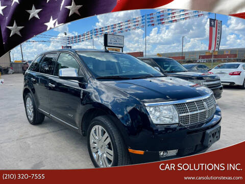 2008 Lincoln MKX for sale at Car Solutions Inc. in San Antonio TX