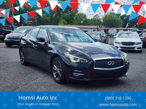 2015 Infiniti Q50 for sale at Homsi Auto Inc in Kannapolis NC